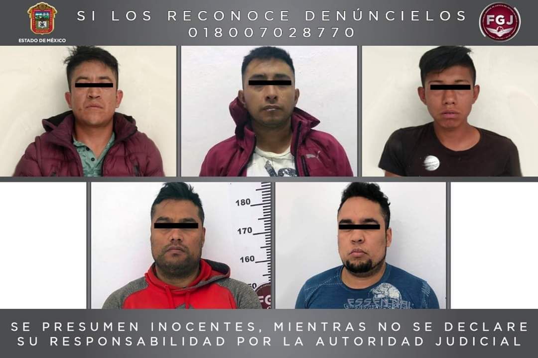 Detienen a cinco por robo de vehículos con violencia en Ecatepec ...
