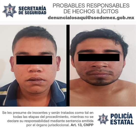 Detienen a dos por robo a transeúnte en Ecatepec - contrapapel.mx