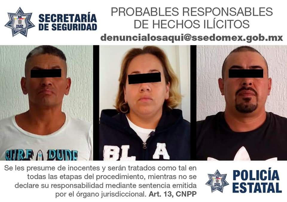 Detienen a mujer y dos hombres por robo a transporte público en ...