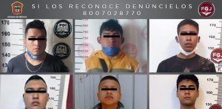 Detienen a seis por robos de vehículos en municipios del Edomex