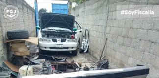 Tras cateo, recuperan vehículo robado en Edomex