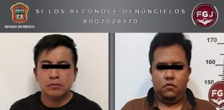 Procesan a dos por robo de vehículo en Edomex