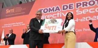 Asume Mónica Granillo dirigencia de la Sección 36 del SNTE en el Valle de México