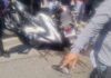 Choque entre motociclistas deja dos lesionados en Ecatepec