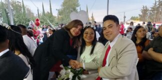 Gobierno de Acolman une a 100 parejas en bodas comunitarias