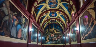 Reabre la Capilla Riveriana en Chapingo con mural restaurado de Diego Rivera