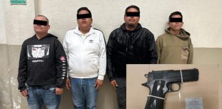 Detienen a cuatro hombres por extorsión en Tezoyuca; víctima denunció préstamo gota a gota