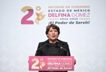 Delfina Gómez rinde Segundo Informe: 1.9 millones de mexiquenses salieron de la pobreza y se redujeron delitos de alto impacto
