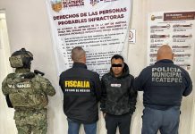 Detienen en Ecatepec a sujeto con orden de aprehensión por feminicidio en Iztapalapa