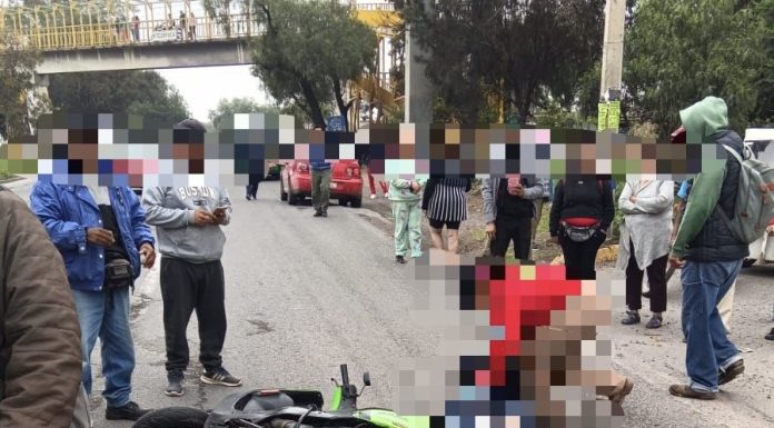 Muere motociclista tras accidente en la Lechería–Texcoco, a la altura de Tezoyuca