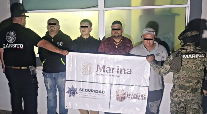 Policía de Ecatepec detiene a cuatro presuntos “montachoques” vinculados a la Unión 300