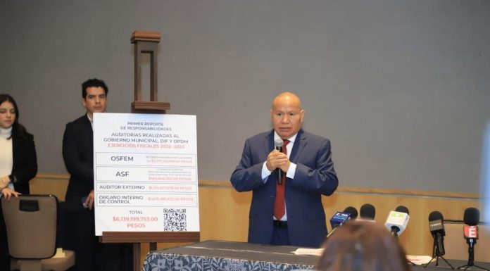 Detectan desfalco de más de 6 mil millones de pesos en Tlalnepantla; presentan 14 denuncias contra ex funcionarios