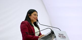Abigail Sánchez presenta Primer Informe con avances en obra, educación y servicios en Chalco