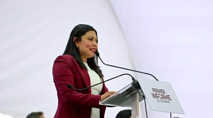 Abigail Sánchez presenta Primer Informe con avances en obra, educación y servicios en Chalco