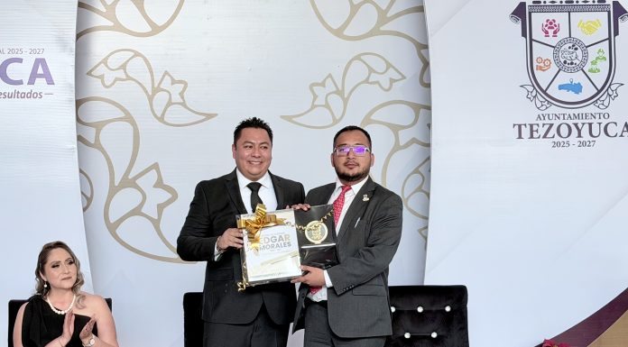 Edgar Morales rinde informe con inversión social y obras en Tezoyuca