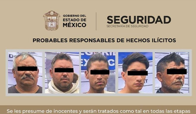 Detienen a cinco por despojo de inmueble en colonia de Texcoco