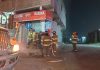 Bomberos de Tezoyuca sofocan incendio en tienda de abarrotes; investigan posible cortocircuito
