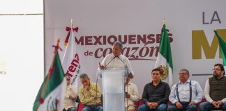 Higinio Martínez llama desde La Paz y Neza a respaldar a Claudia Sheinbaum