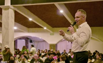 Jesús Cuanalo destaca trabajo legislativo; estructura lo recibe al grito de ‘presidente’